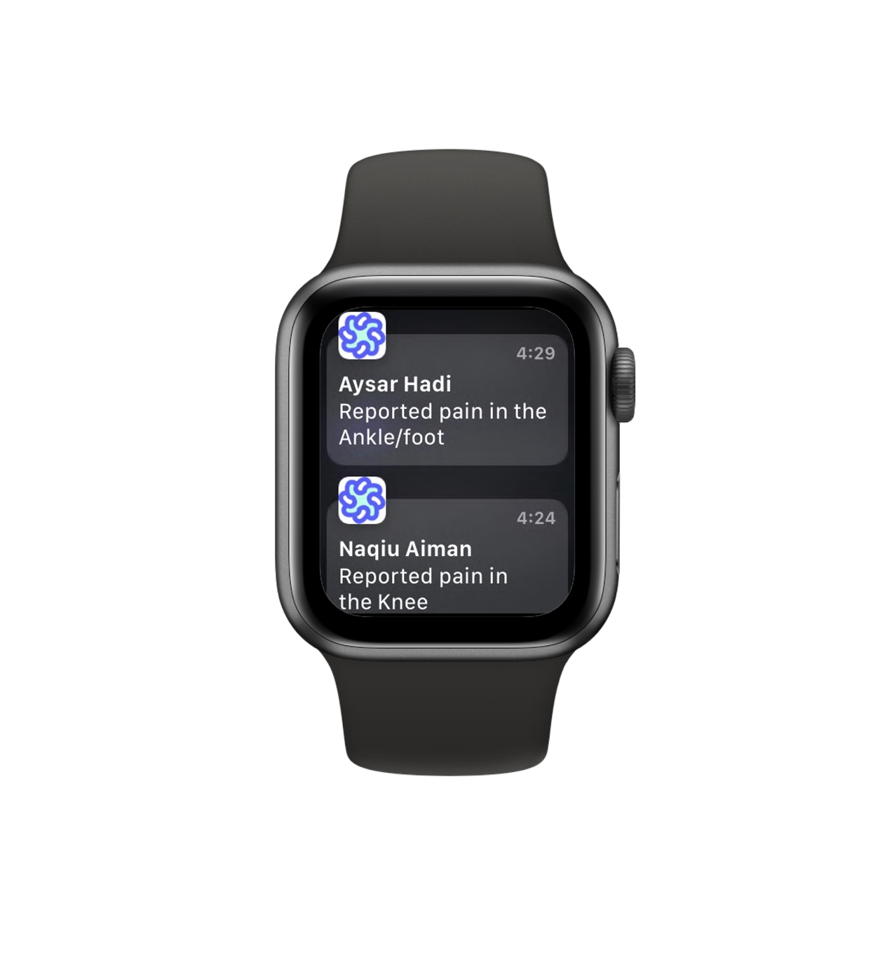 IUVO mobile app showing player information